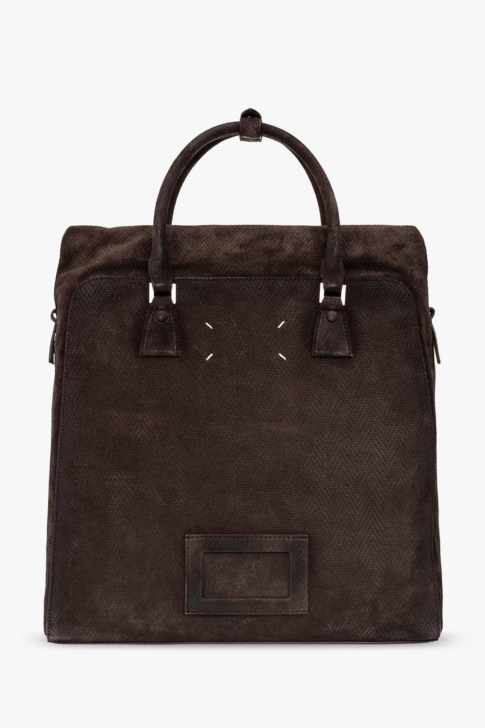 Small Puzzle bumbag in grained calfskin Black - LOEWE